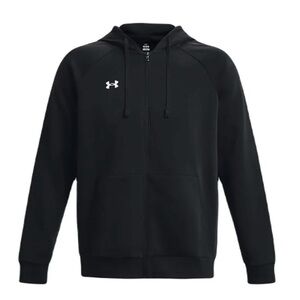 NWT Under Armour Men’s Full Zip Hoodie Sweatshirt Black Size Small